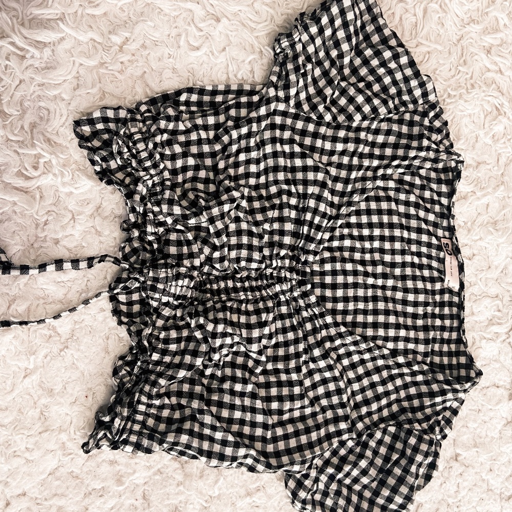 cropped, plaid, tight fit